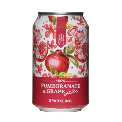 100% Pomegranate & Grape Juice Sparkling 330 ml can @ R29